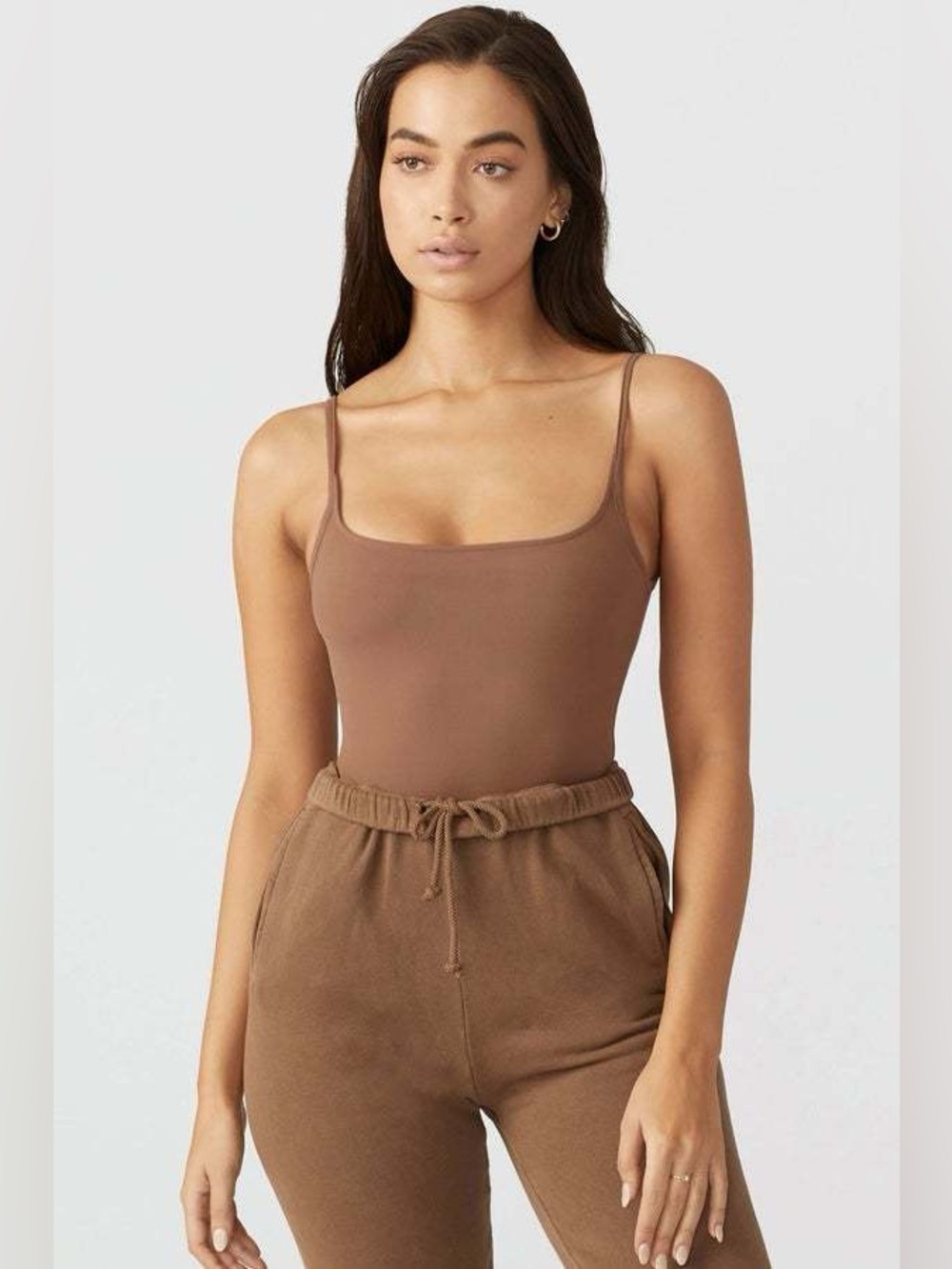 SOLD OUT JOAH BROWN SECOND SKIN SMOOTHING CAMI ALO YOGA LULULEMON SKIMS ADANOLA